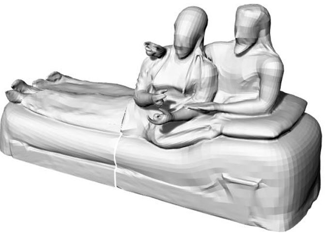 Modello 3D del Sarcofago degli Sposi